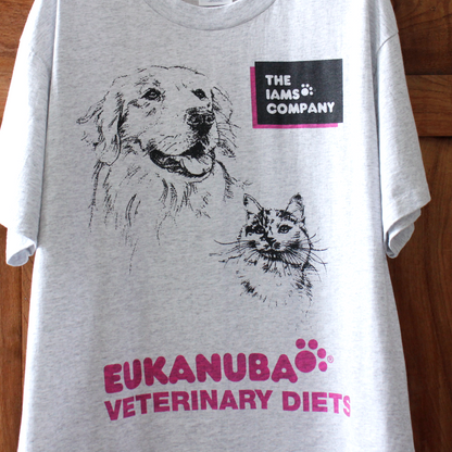 IAMS Eukanuba Cat & Dog Tee / 90s / Made in USA