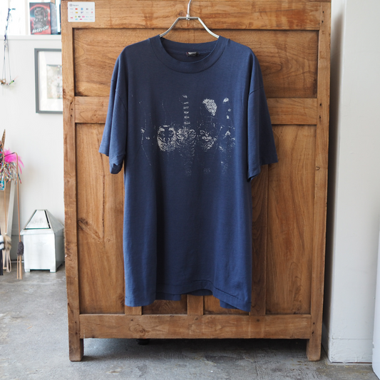 Faded Heads & Tails Tee / 90s / Made in USA