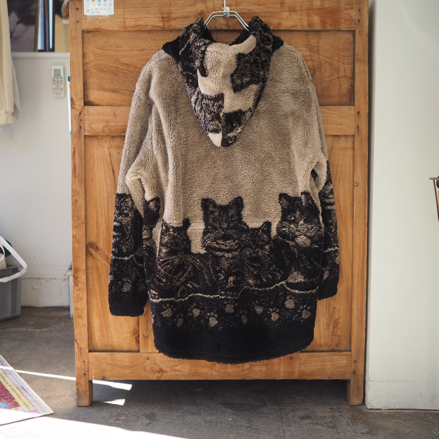 Andrea Faye Kittens Fleece Jacket / 90s / Made in USA