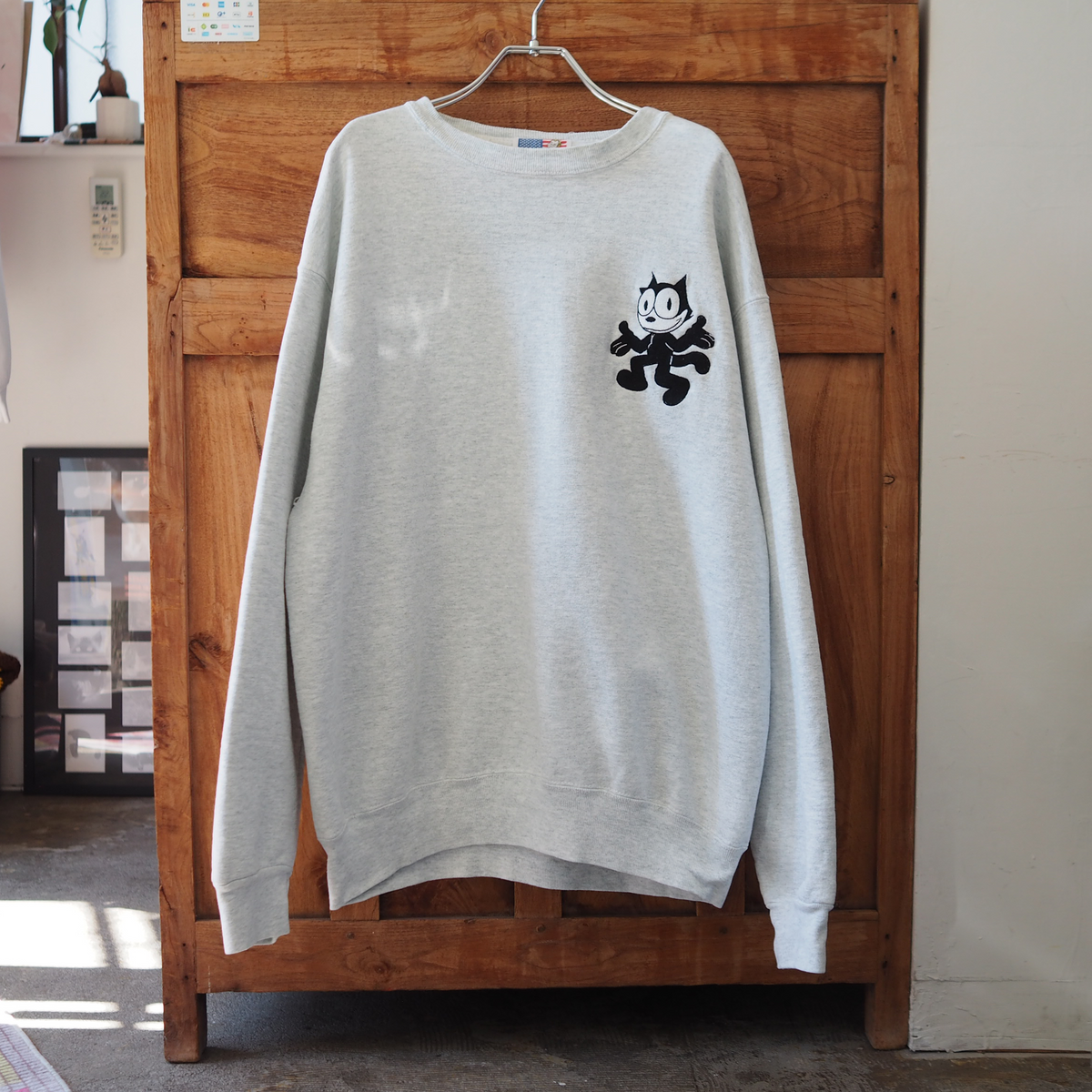 Felix The Cat Sweatshirt / Too Cute / 90s / Made in USA - 古着