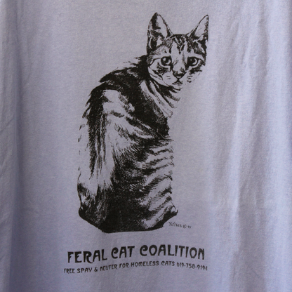 Feral Cat Coalition Tee / 90s-