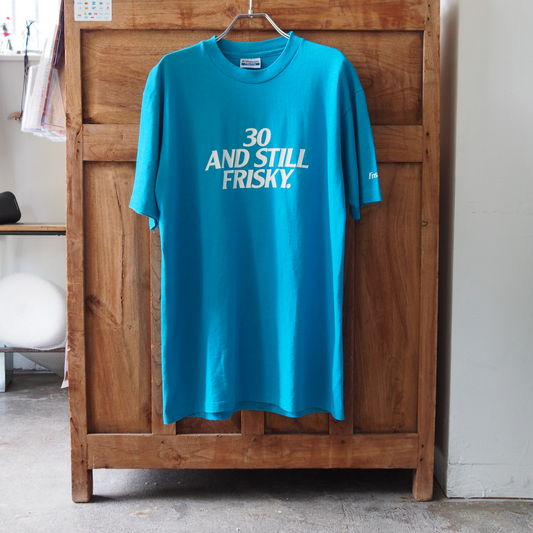 Friskies "30 and Still Frisky" Tee / 90s / Made in USA