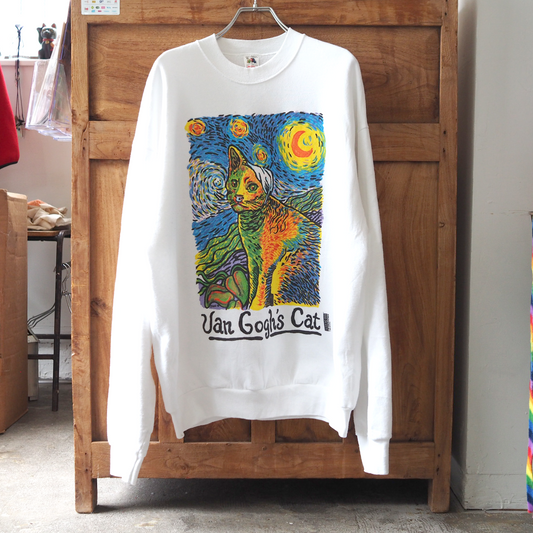 Van Gogh's Cat Sweat / 90s / Made in USA