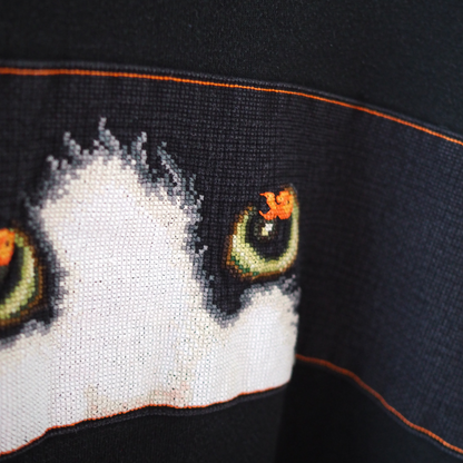 Goldfish Eye Cat Sweat / 90s / Made in USA