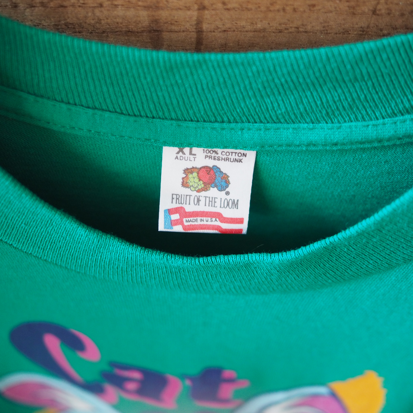 Cat Crazy Tee / 90s / Made in USA