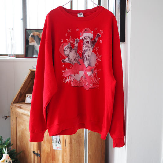 Happy Xmas Cats Sweat / 00s-