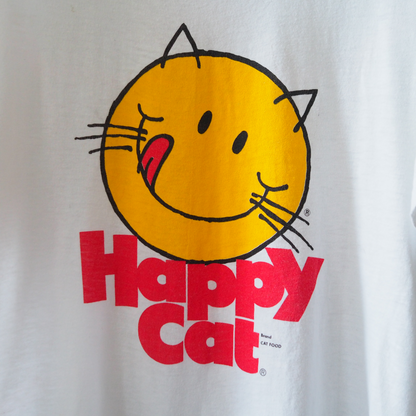 Purina 'Happy Cat' Brand Tee / 80s / Made in USA