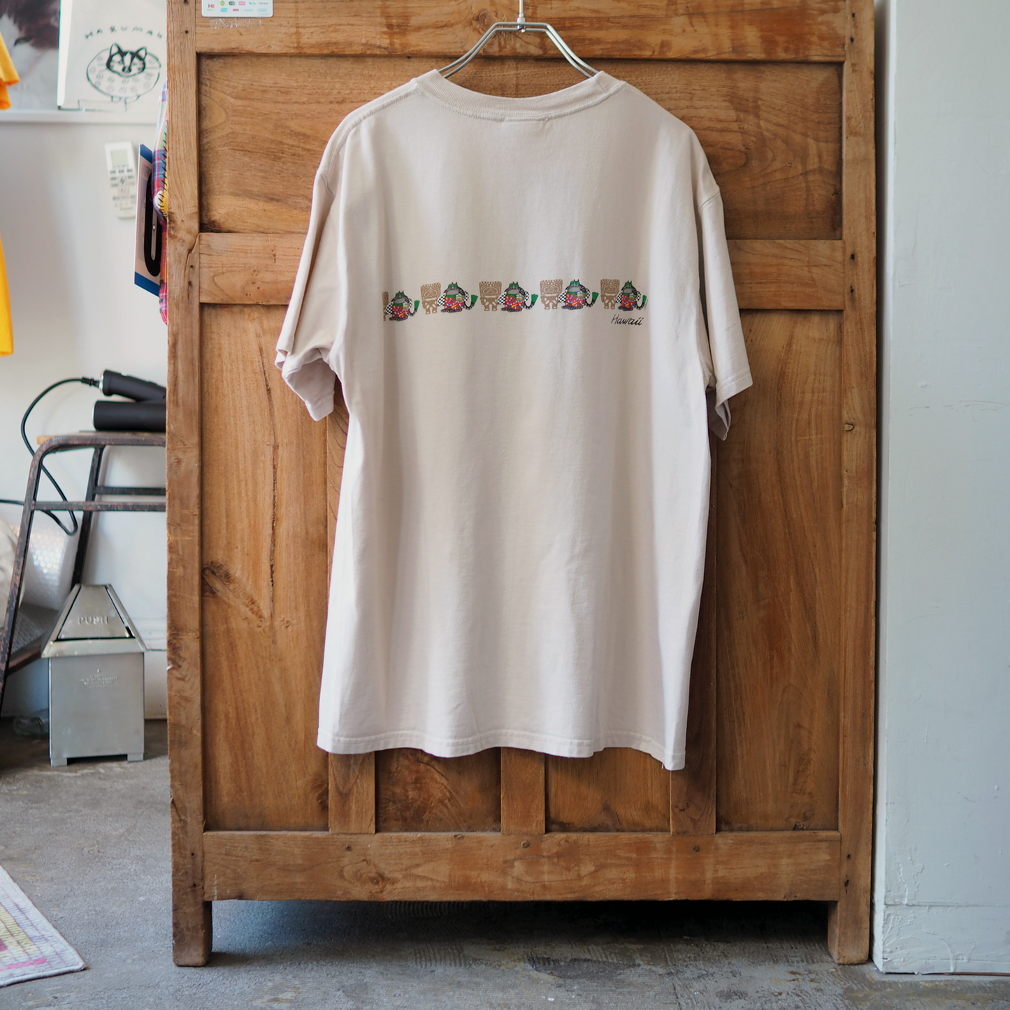 Kliban Cat Hawaii Tee / 90s / Made in USA