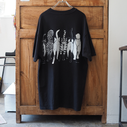 HEP CAT "Cats Coming and Going" Tee / 90s / Made in USA