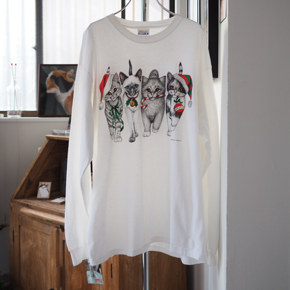 HEP CAT Christmas Long-Sleeve Tee / 90s