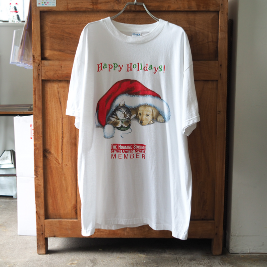HSUS Happy Holidays Tee / 90s-