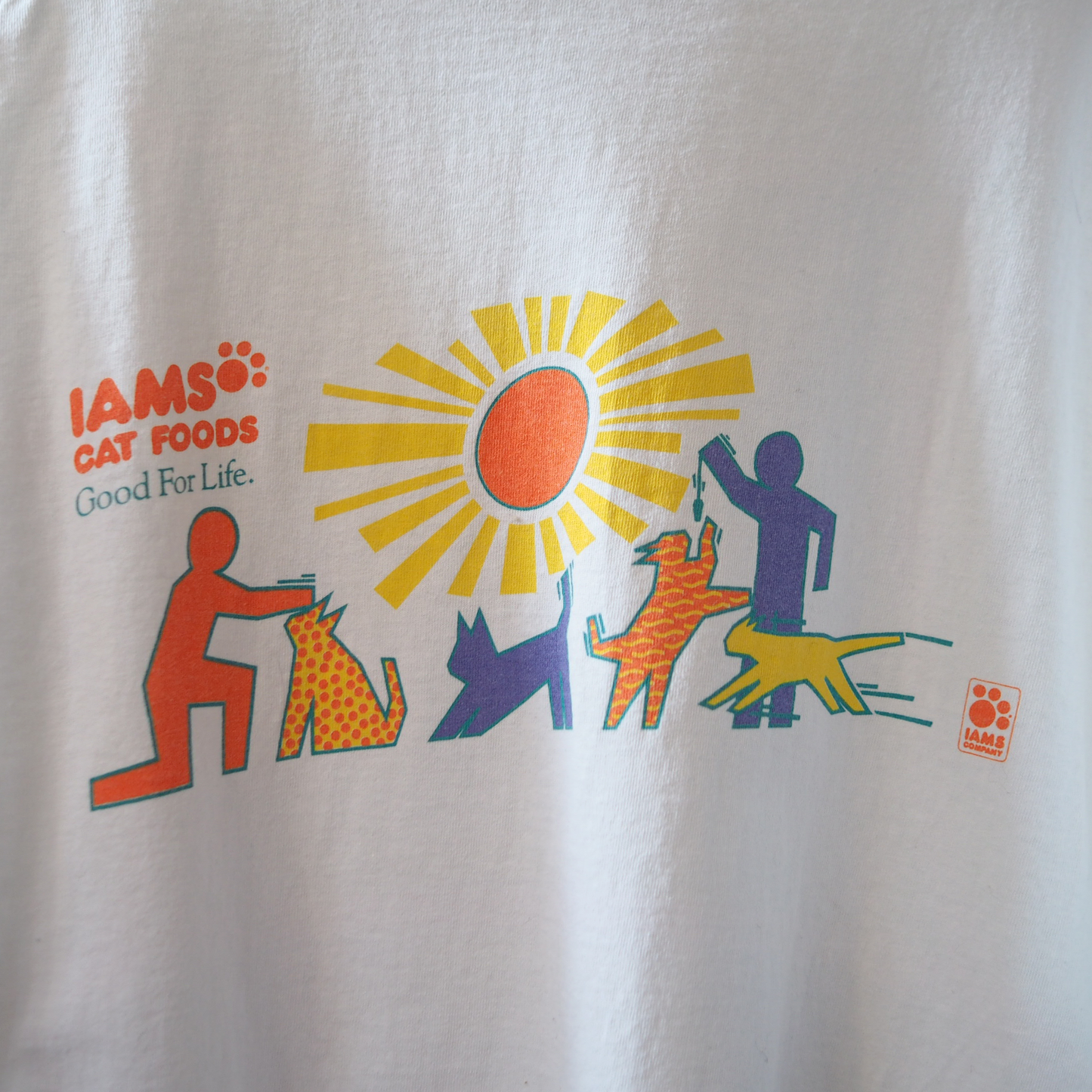 IAMS Good For Life Tee / 90s / Made in USA