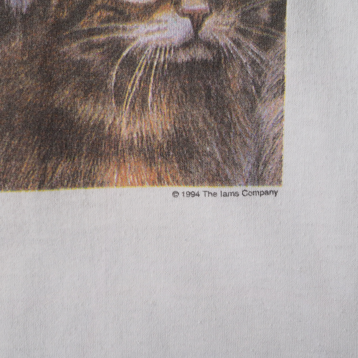 IAMS 7 Cats Tee / 90s / Made in USA