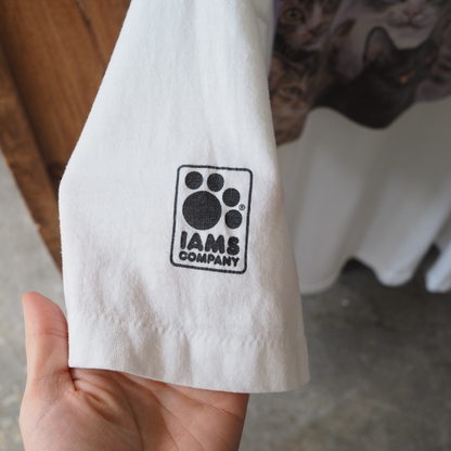 IAMS 7 Cats Tee / 90s / Made in USA