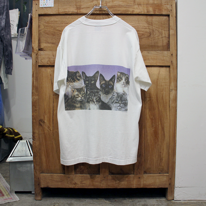 IAMS 7 Cats Tee / 90s / Made in USA