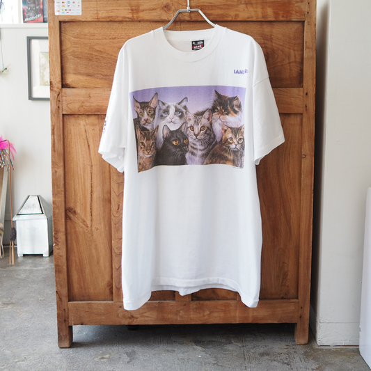 IAMS 7 Cats Tee / 90s / Made in USA