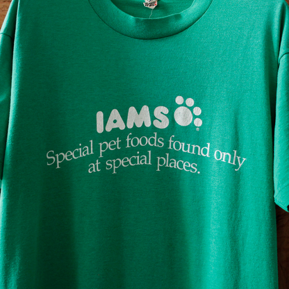 IAMS Special Pet Foods Tee / 80s- / Made in USA