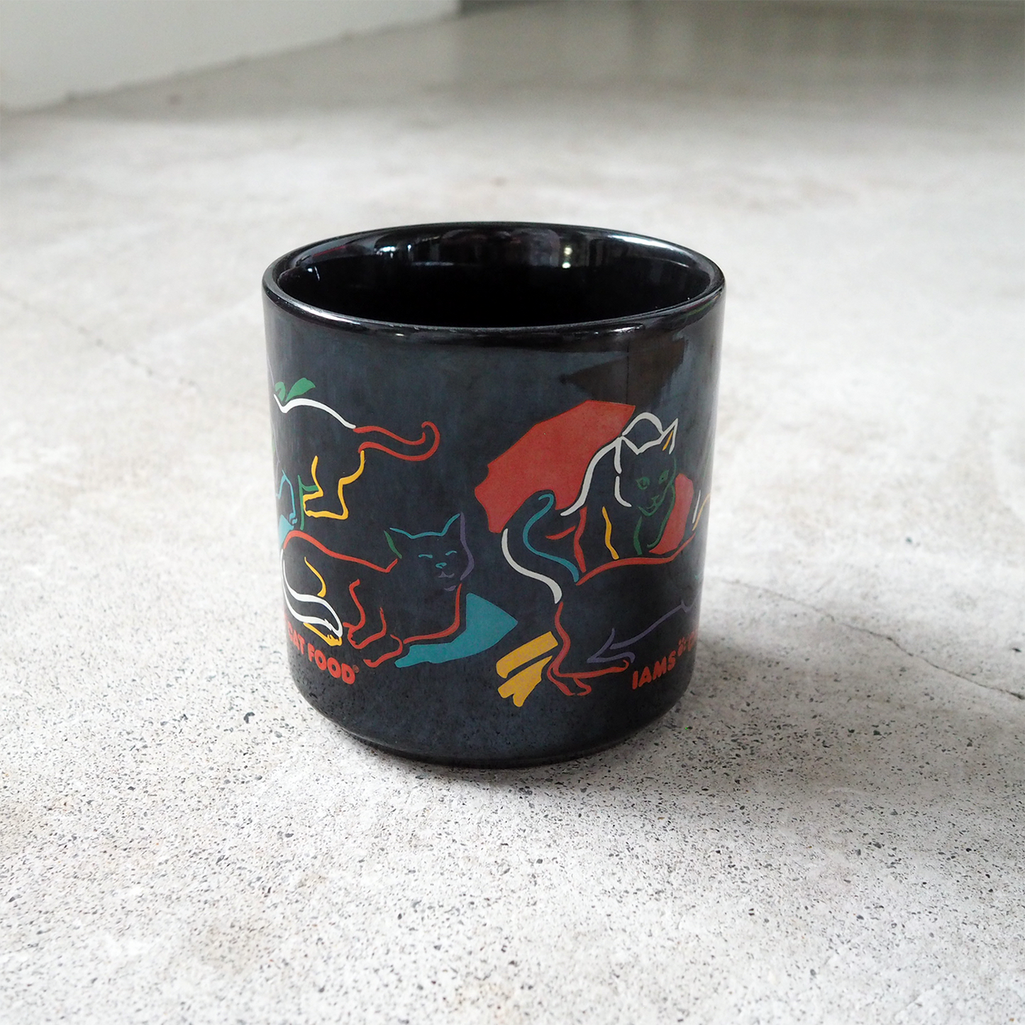 IAMS CAT FOOD Mug / 90s / Made in England