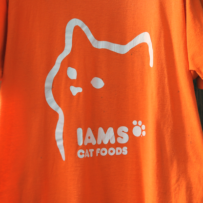 IAMS Cat Foods Tee / 80s- / Made in USA