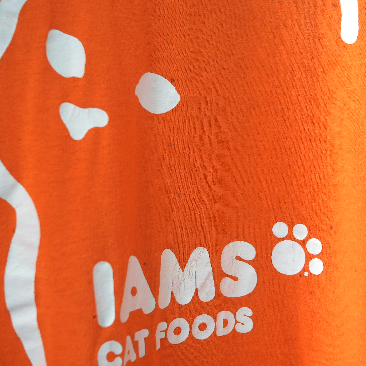 IAMS Cat Foods Tee / 80s- / Made in USA