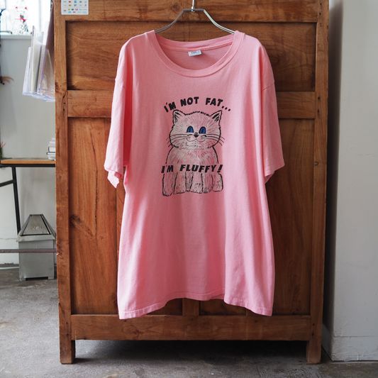 I'm Not Fat Tee / 80s- / Made in USA