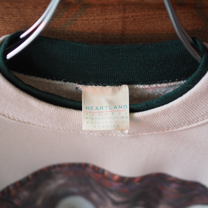 Ivory Cats Relax with a Cat Sweat / 90s / Made in USA