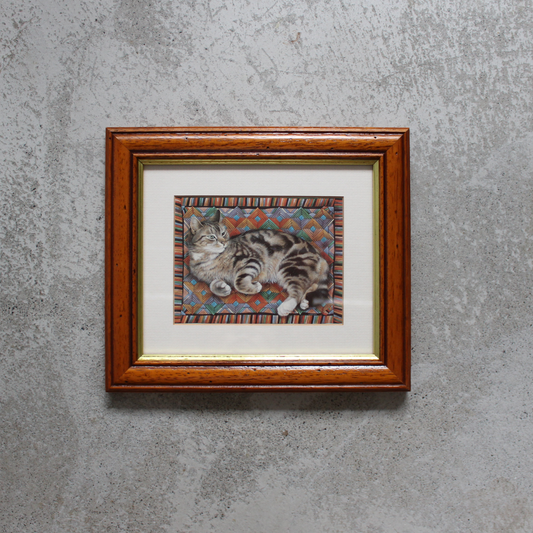 Ivory Cats Art Print with Frame / Lesley Anne Ivory / St.Michael