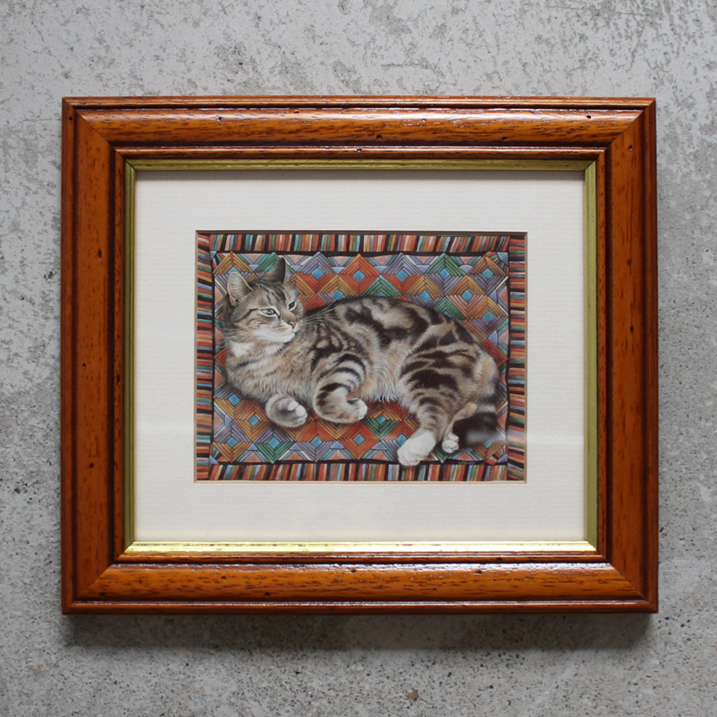 Ivory Cats Art Print with Frame / Lesley Anne Ivory / St.Michael