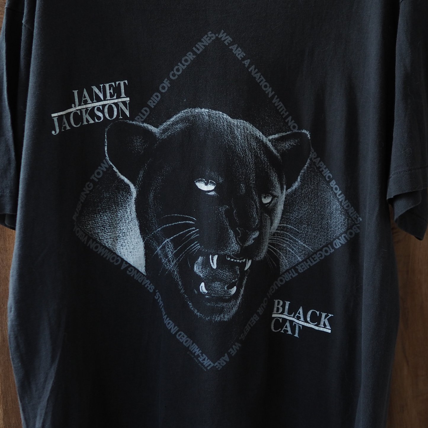 Janet Jackson Rhythm Nation World Tour 1990 Tee / 90s / Made in USA