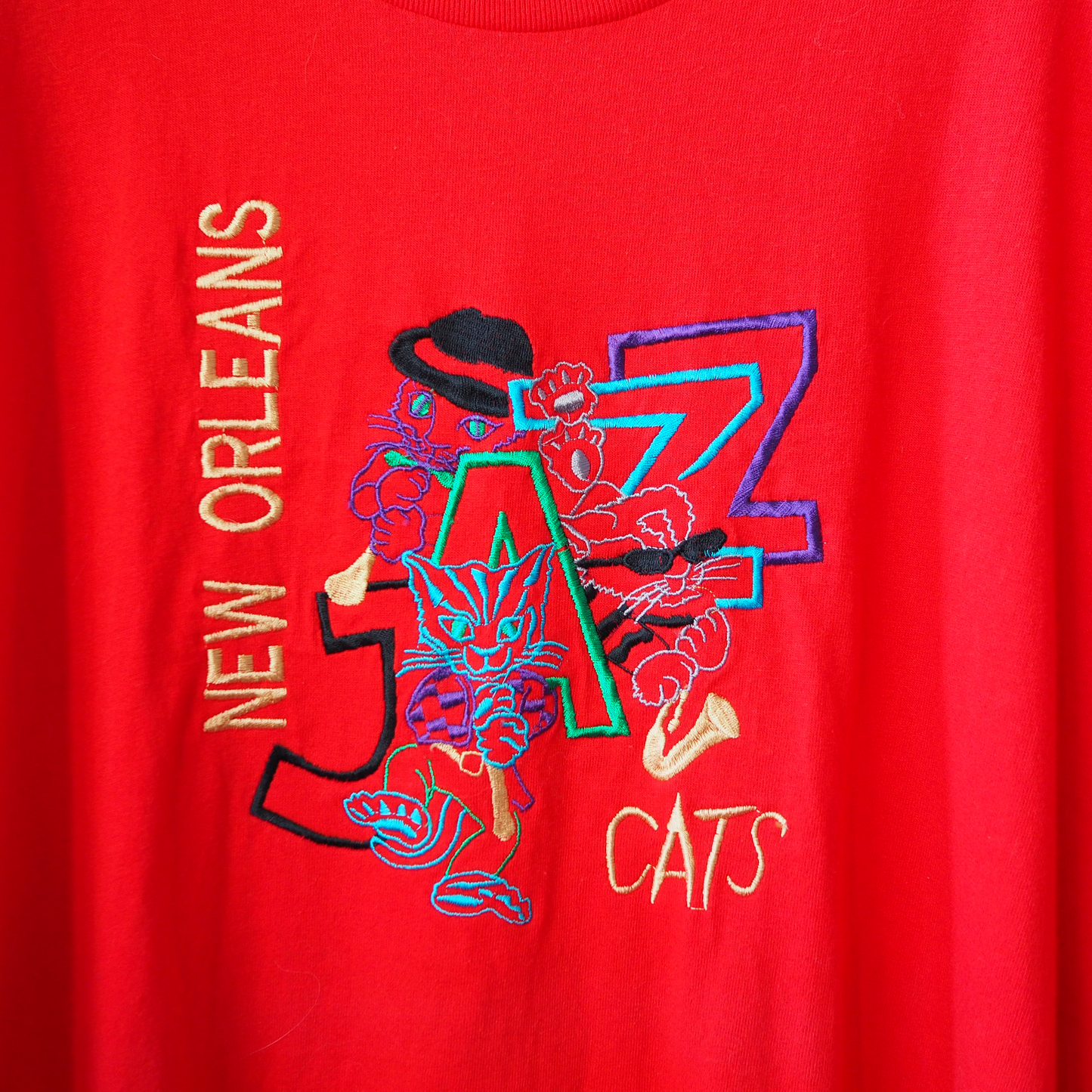 New Orleands Jazz Cats Tee / 90s-