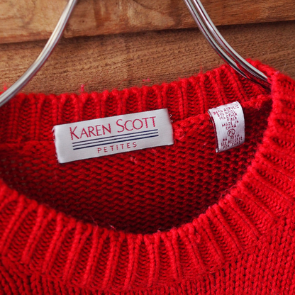 Cats and Presents Sweater * Ribbon / 90s