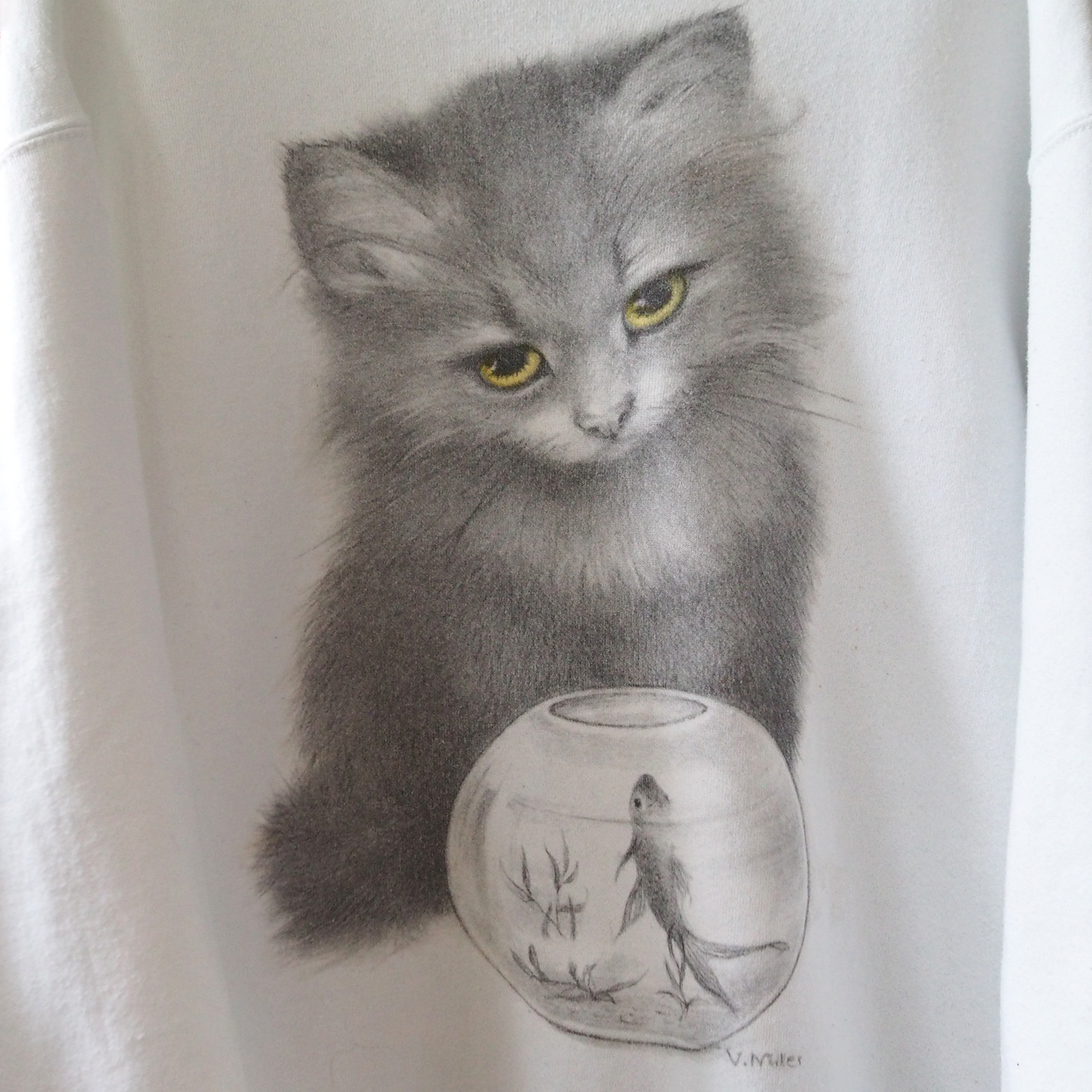 V.Miller Kittens & Fish Sweat / 90s