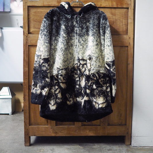 Andrea Faye Kittens Fleece Jacket / 90s / Made in USA