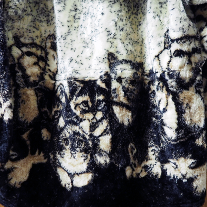 Andrea Faye Kittens Fleece Jacket / 90s / Made in USA