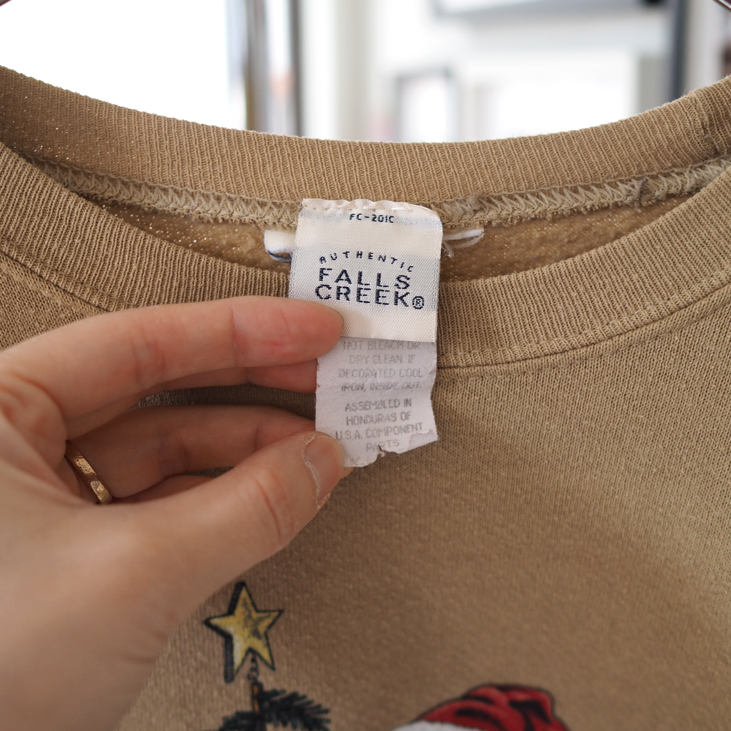 Kitten Santa Sweat / 90s-