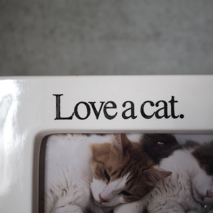 Kliban Cat Ceramic Photo Frame / 80s / Made in Japan