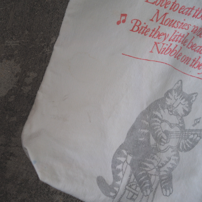 Kliban Cat Tote Bag / 80s