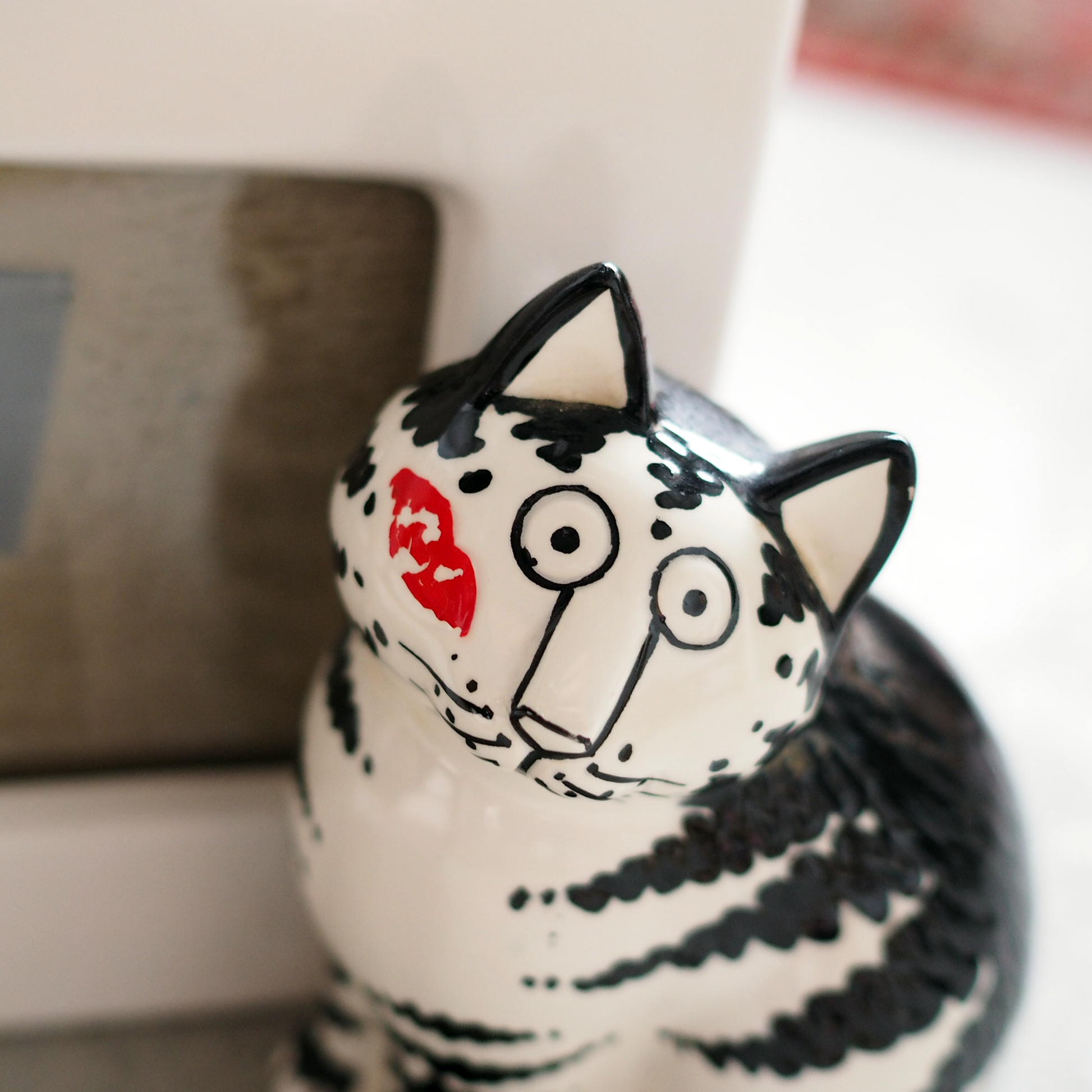 Kliban Cat Ceramic Photo Frame / 80s / Made in Japan - フレーメン