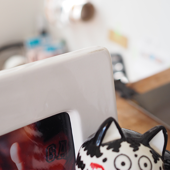 Kliban Cat Ceramic Photo Frame / 80s / Made in Japan