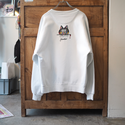 Painting Kliban Cat Sweatshirt / 90s / Made in USA