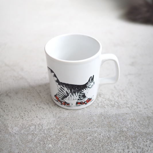 B.Kliban Sneaker Cat Mug  / 70s- / Made in England