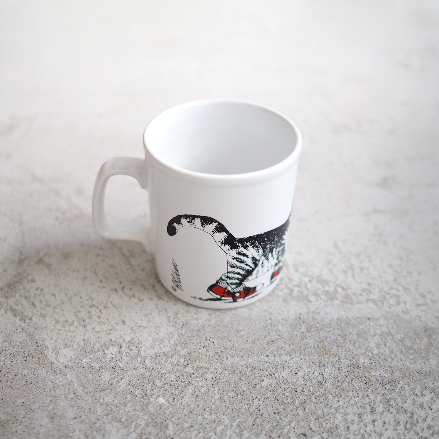 B.Kliban Sneaker Cat Mug  / 70s- / Made in England