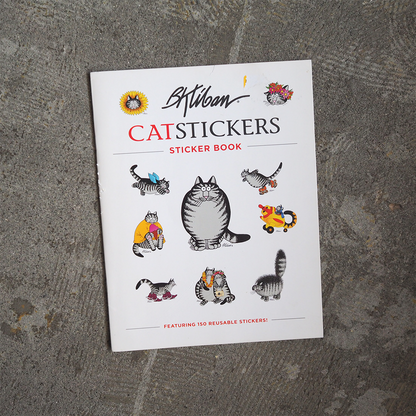 B.Kliban CAT STICKERS Book / 2012