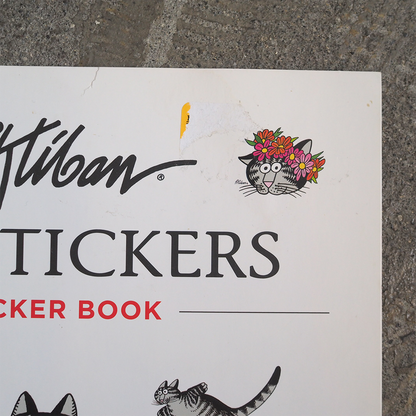 B.Kliban CAT STICKERS Book / 2012