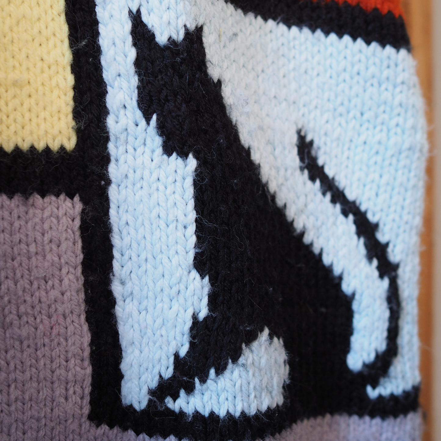 Black Cats in Frames Knit Vest