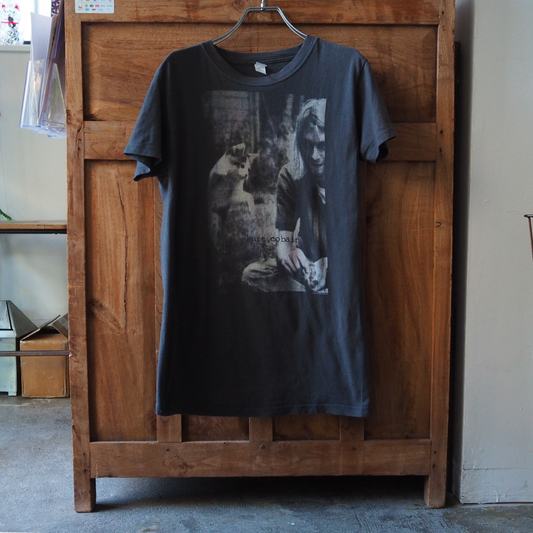 Cat with Kurt Cobain Tee / 2010s-