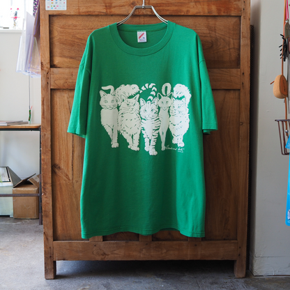 Linda Lori Green Tee / 90s / Made in USA