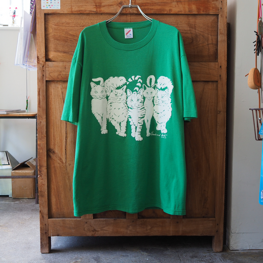 Linda Lori Green Tee / 90s / Made in USA