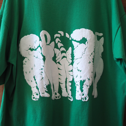 Linda Lori Green Tee / 90s / Made in USA