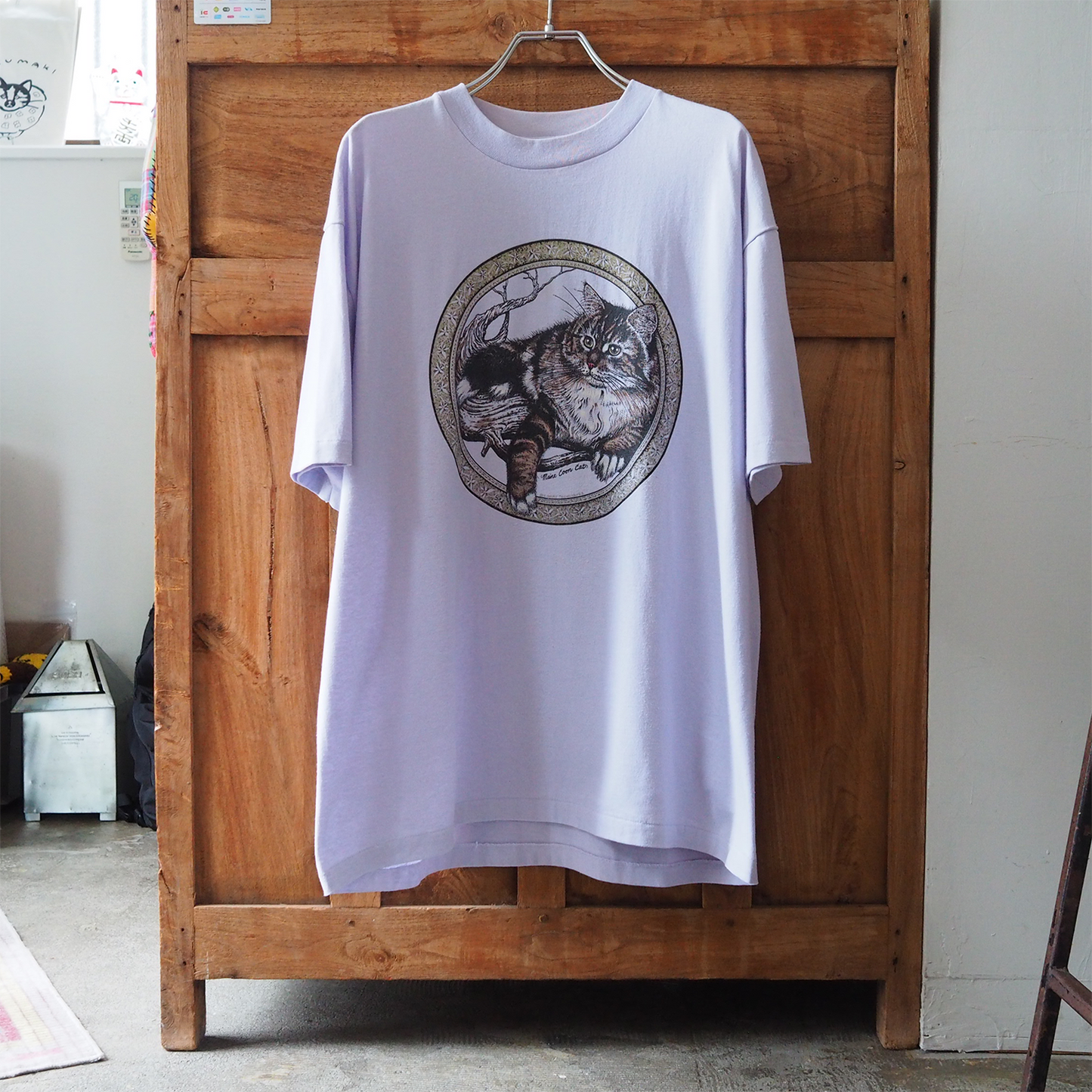 Maincoon Cat Tee / 90s / Made in USA